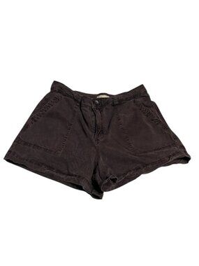 Bella Dahl Womens Tencel Shorts Size 29 Brown Drawstring Casual Summer